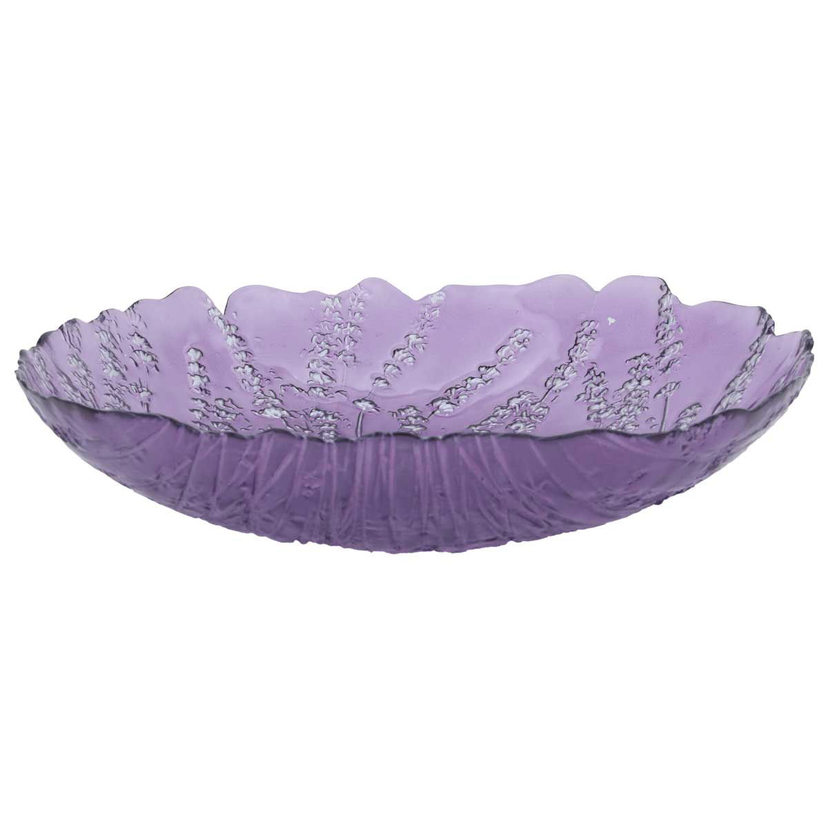 Al Saif Gallery Glass Serving Plate, 30X30X5 Cm - Purple product image