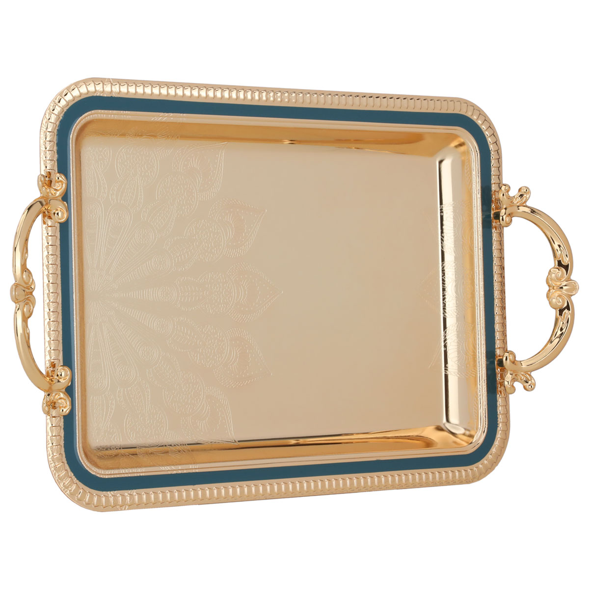 Alsaif gallery Tofaria Steel , 36x26x2 cm - Gold product image 2