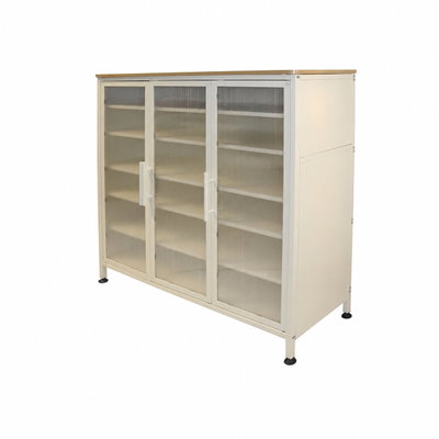 Modern buffet made of MDF wood and metal, 110×105×35 cm - Wooden product image 3