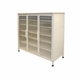 Modern buffet made of MDF wood and metal, 110×105×35 cm - Wooden product image 3