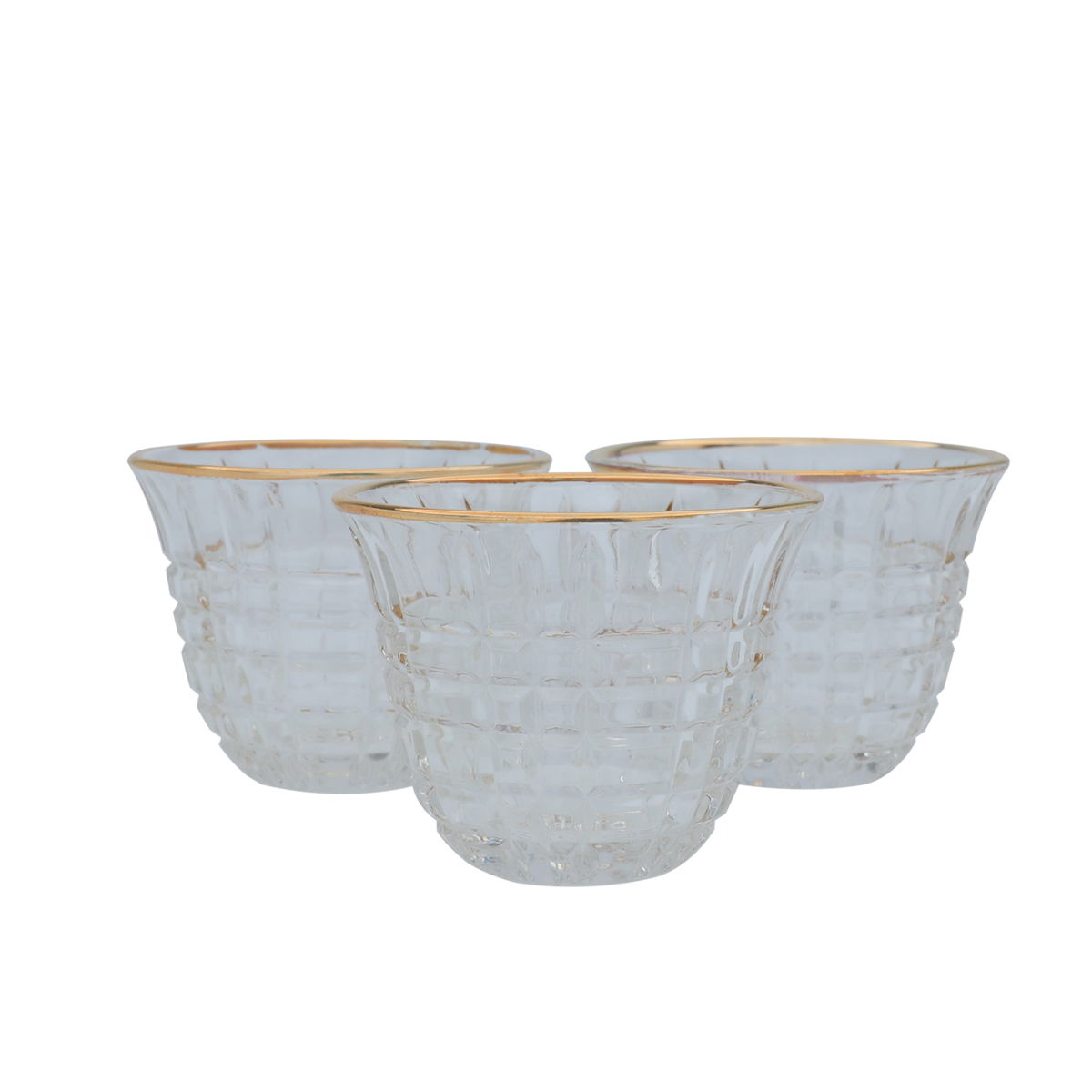 Max Al Saif Gallery Coffee Cup Set, Glass, 6 Pieces - Clear product image 3