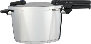 Sitram Stainless Steel Pressure Cooker, 26 cm - Silver Black product image