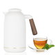ترمس جايدا السيف غاليري، 1 لتر، حافظة داخلية زجاج حراري - أبيض product image 1