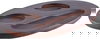 طقم مبخرة خشب السيف غاليري، 31×20×2 سم، 4 قطع - بني خشبي product image 3