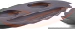 طقم مبخرة خشب السيف غاليري، 31×20×2 سم، 4 قطع - بني خشبي product image 3