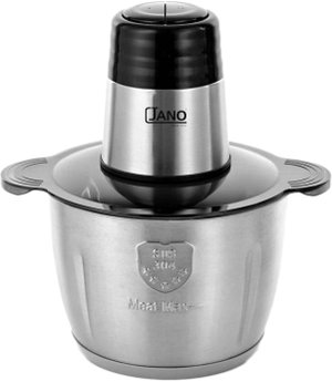 مفرمة كهربائية جانو، 500 واط، 3 لتر، JN02401 - اسود فضي product image