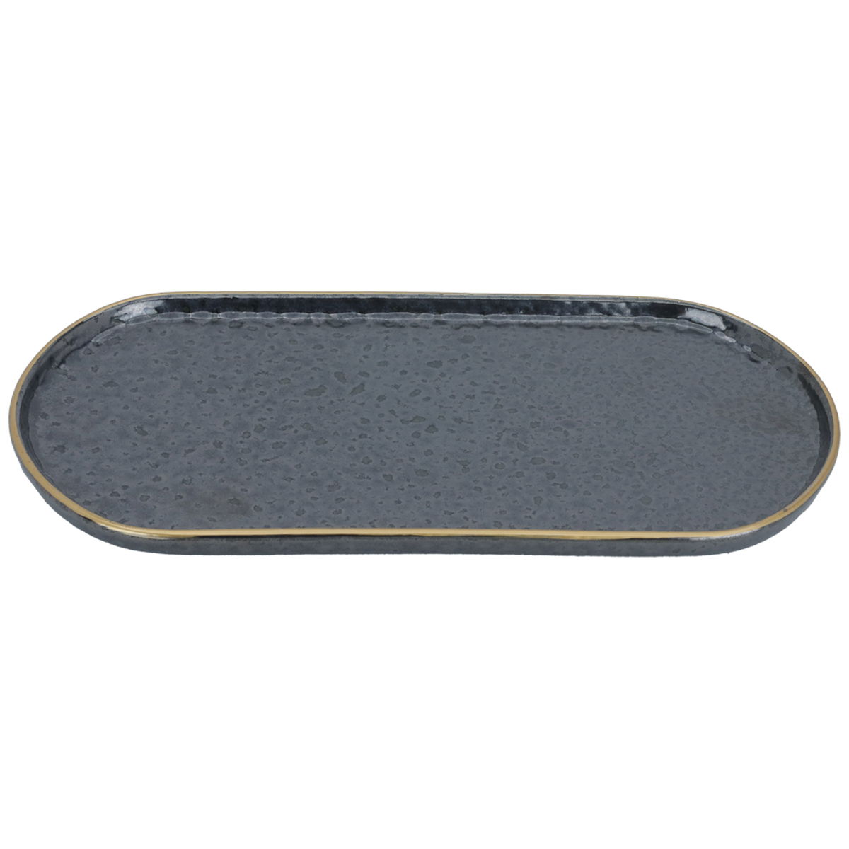Al Saif Gallery porcelain serving board, 27 cm, oval, with gold-black font product image