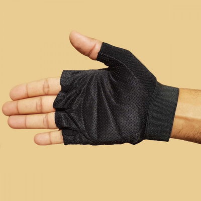 Kangaroo 114144f445 sports gloves, 10 x 5 x 1 cm, one size S/M/L, wolf pattern - grey black product image 4