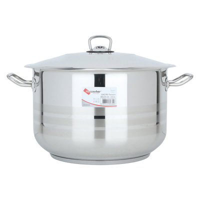 قدر ستانلس ستيل هاشفير، 30×20 سم - فضي product image 2