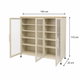Modern buffet made of MDF wood and metal, 110×105×35 cm - Wooden product image 2
