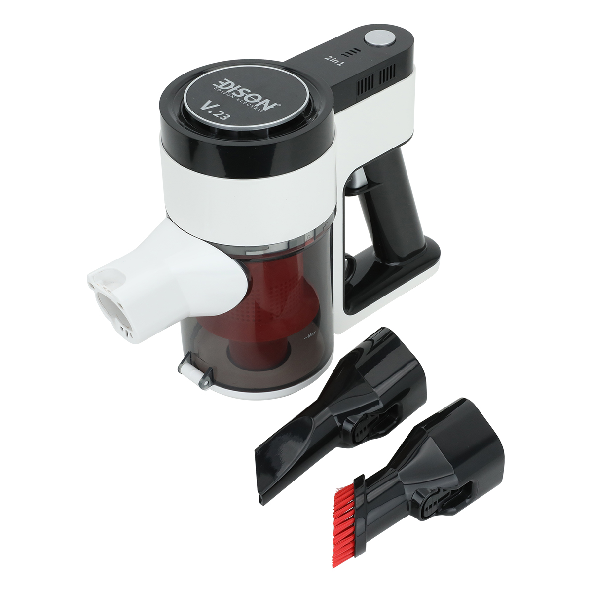 Edison Cordless Vacuum Cleaner, 0.5 Liter, Battery Operated, VC3923-GS - White product image 4