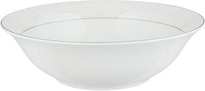 طقم تقديم سفرة بورسلان السيف غاليري، 86 قطعة - أبيض فضي product image 2