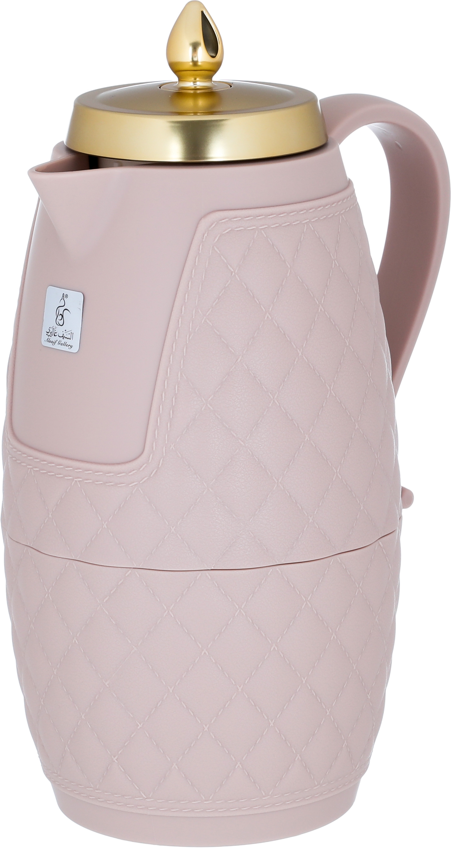 Timeless Al Hanouf Thermos, 1 liter, thermal glass inner container, plastic outer shell - light brown product image 2