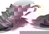 Al Saif Gallery porcelain coffee cup set, with golden font, with saucer, 12 pieces - purple product image 2