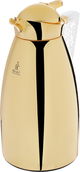 Al Saif Gallery Maha thermos set, two pieces, 1 liter, thermal glass inner shell, steel outer shell - gold product image 8