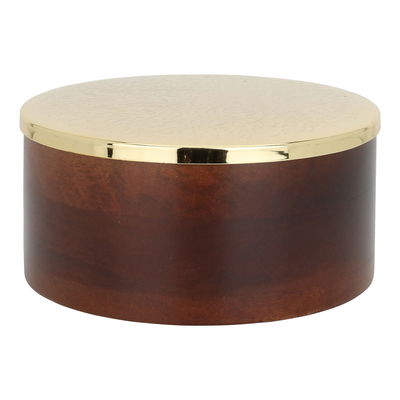 تمرية خشبي السيف غاليري، دائري ،غطاء ذهبي - بني product image 2