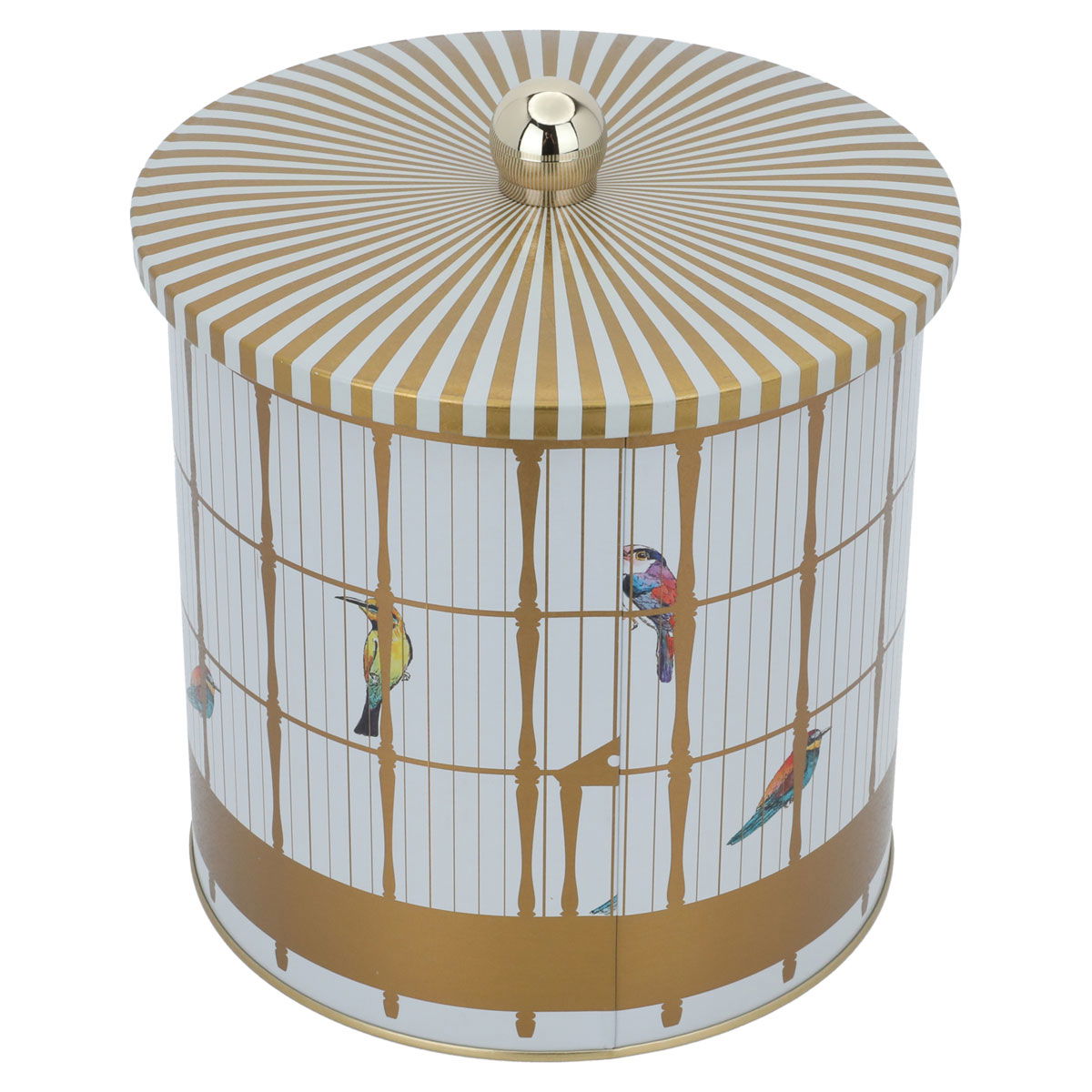 Al Saif Gallery steel can, 1.4 litres, round - white product image 2
