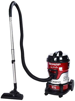 مكنسة كهربائية شارب، 2100 واط، 21 لتر، ECCAS2121 - احمر product image 2