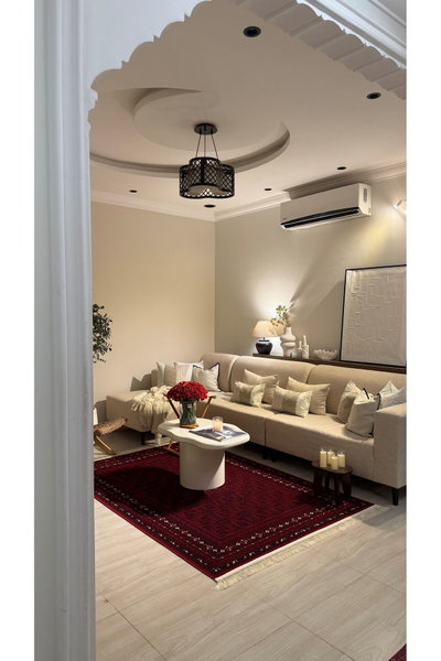 سجادة مجلس بوليستر سجادتي، 160×230 سم، طراز عربي تقليدي - أحمر product image 4