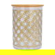 طقم علب بلاستيك السيف غاليري، 4 قطع، منقوش ذهبي - شفاف product image 3
