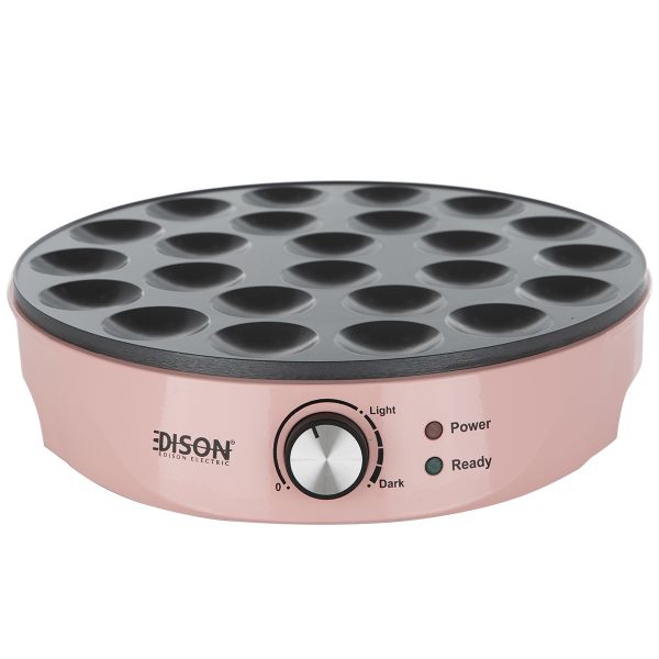 Edison JC-604PINK/24 Tefal Pancake Maker, 1000 Watt, 24 Eyes - Pink product image 3