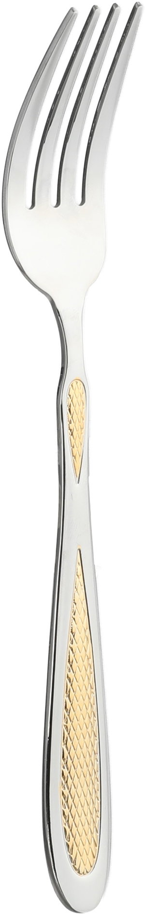 طقم ادوات مائدة ستانلس ستيل السيف غاليري, 24 قطعة - فضي ذهبي product image 2