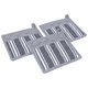 طقم حامل وعاء فايبر السيف غاليري، 3 قطع - أبيض مع رمادي product image 2