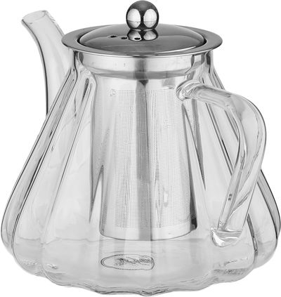 Al Saif Gallery Thermal Glass Teapot, 1.1 Liter, with Filter - Transparent product image 3