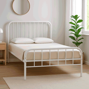 سرير حديد، 40×150×200 سم - أبيض product image
