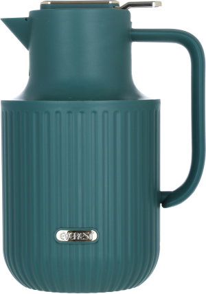 Everest Laura Thermos, 1.5 litres, gilded, thermal glass inner shell, plastic outer shell - green product image 2