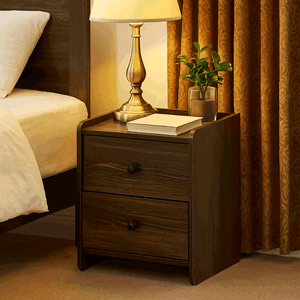 كومدينه خشب ام دي اف، 50×40×40 سم، 2 درج - بني product image