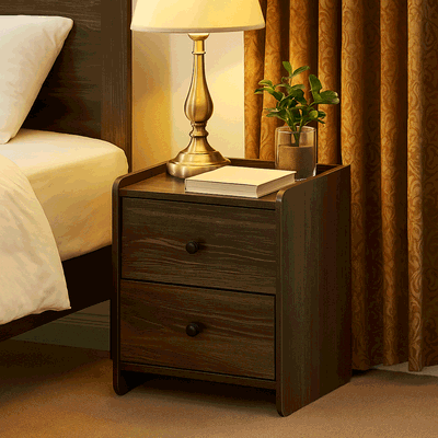 كومدينه خشب ام دي اف، 50×40×40 سم، 2 درج - بني product image 1