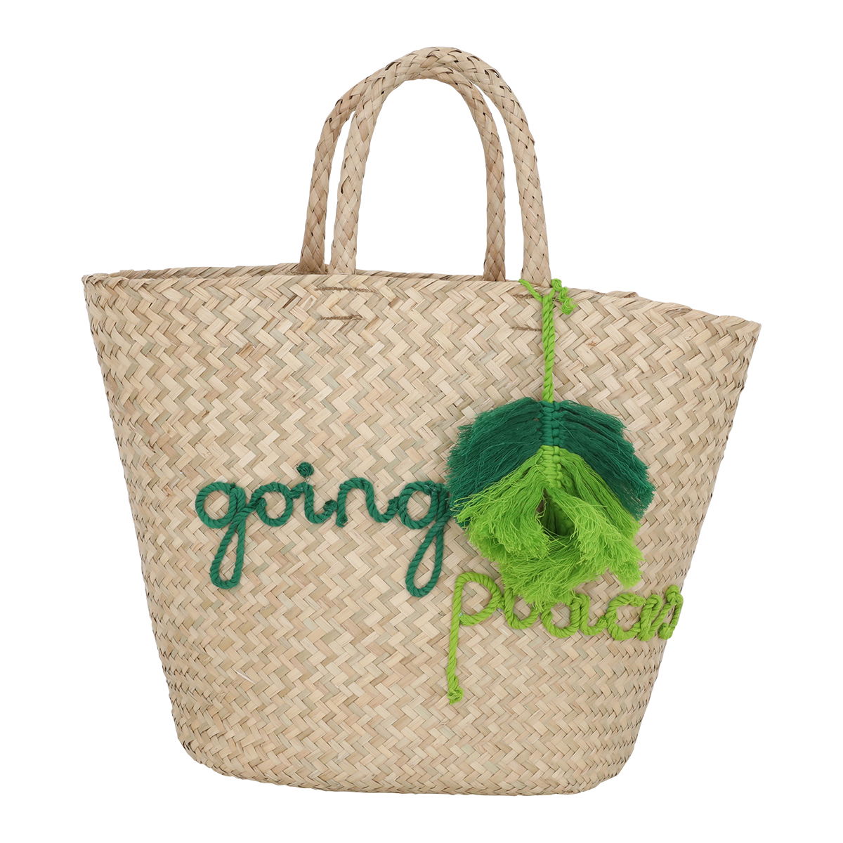 Al Saif Gallery wicker thermos bag, 52 x 35 cm - beige product image 1
