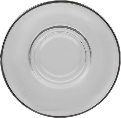 طقم صحون بيالات شاي زجاج السيف غاليري، 6 قطع - شفاف product image 3