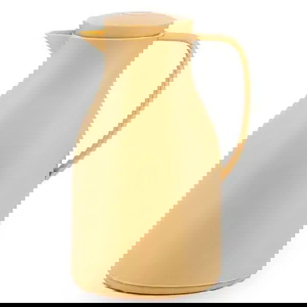 Timeless Tullen Thermos, 1.5 litres, compressor, thermal glass inner container, plastic outer shell - cream product image