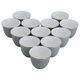 Al Saif Gallery porcelain Arabic coffee cups set, 12 pieces, gold-gray line product image 2