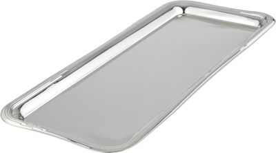 طقم تمرية ستانلس استيل السيف غاليري، 34x15x1.4  سم، 4 قطع، طوفرية، صحن نوا، صحن تغميسة - فضي product image 4