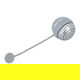 مصفاة شاي استيل السيف غاليري، شكل كرة - فضي product image 1