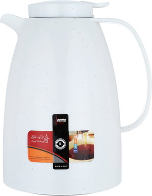Al Saif Gallery Lima Thermos, 1.5 liters, thermal glass inner container, plastic outer shell - pearl product image 2