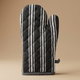 قفاز فرن قماش السيف غاليري، 18×33 سم - أبيض رمادي product image 1