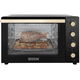Edison Double Glass Electric Oven, 2400 Watt, 80 Liter, HH8001A/BK - Black product image 1