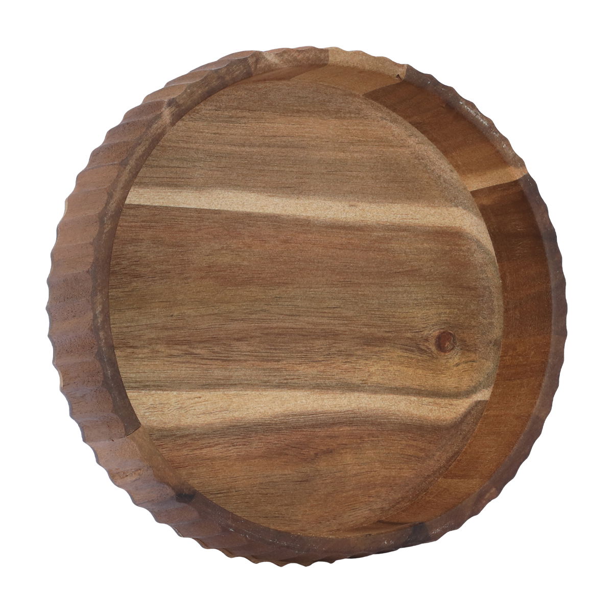 زبدية خشب السيف غاليري، 22 سم، دائري - بني غامق product image 2