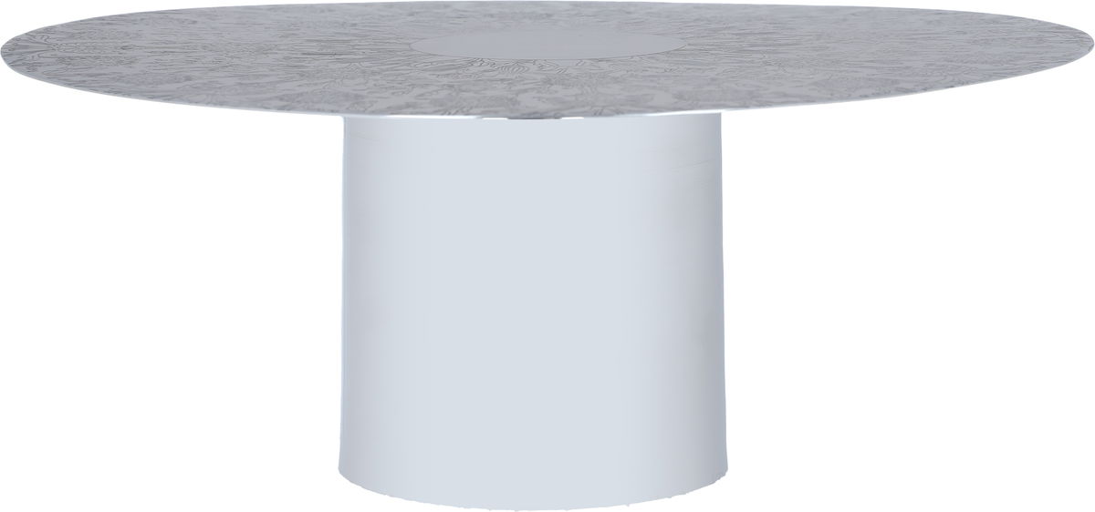 ستاند كيك استيل السيف غاليري، 12×30 سم، دائري، منقوش بقاعدة - فضي product image 2