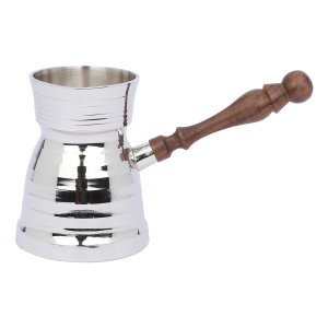 ركوة استيل السيف غاليري، 0.25 لتر، يد خشبي - فضي product image