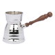 ركوة استيل السيف غاليري، 0.25 لتر، يد خشبي - فضي product image 1