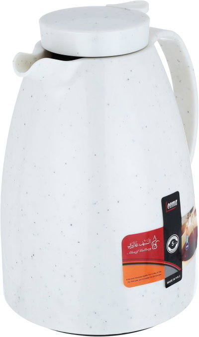 ترمس ليما السيف غاليري، 1 لتر، ضغاط، حافظة داخلية زجاج حراري - ابيض product image 4