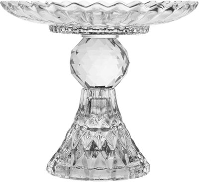 serving stand Glass , 16x16x14 cm - Clear product image 2