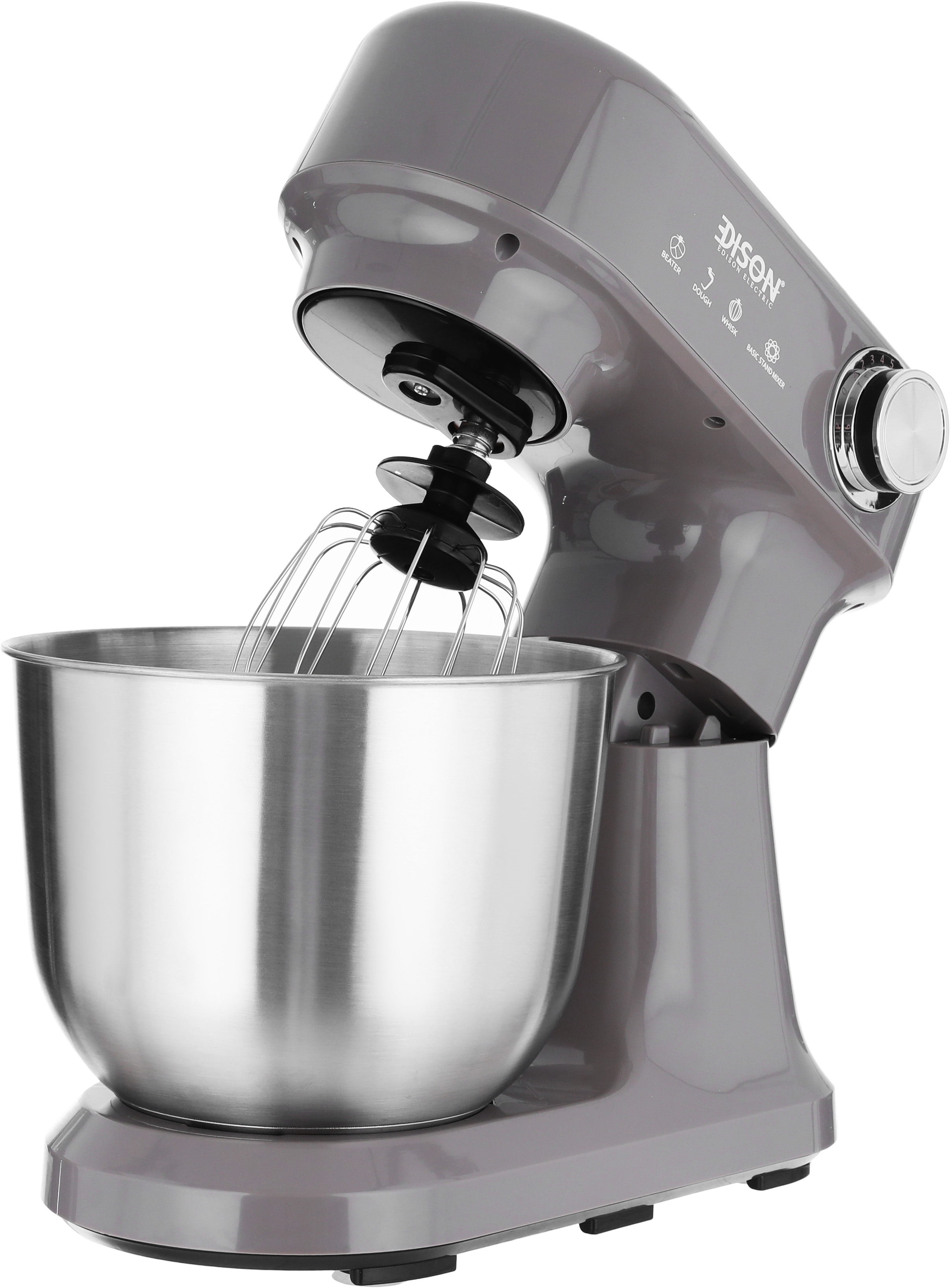 عجانة بيسك إديسون، 600 واط، 5 لتر، 12 سرعات، 4 قطع، SM-B034 - كابتشينو product image 3