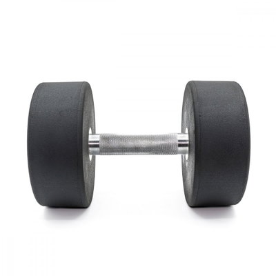 دامبل رفع اثقال ارمان، 27.5 كيلو، للتمرينات الرياضية، مقبض فضي مريح - اسود فضي product image 3