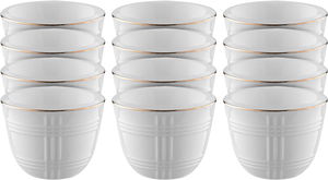طقم فناجين قهوة عربي السيف غاليري، بورسلان، 12 حبة - أبيض product image